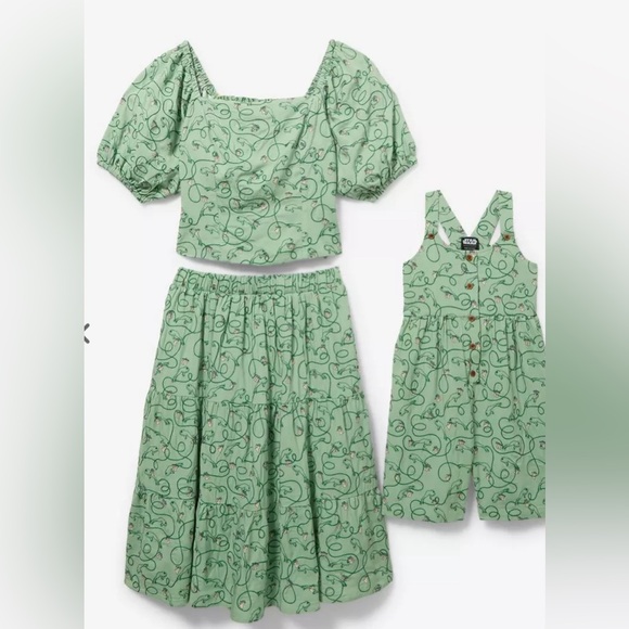 EUC Her Universe Star Wars The Mandalorian Grogu Plus Size Midi Skirt - Picture 4 of 12